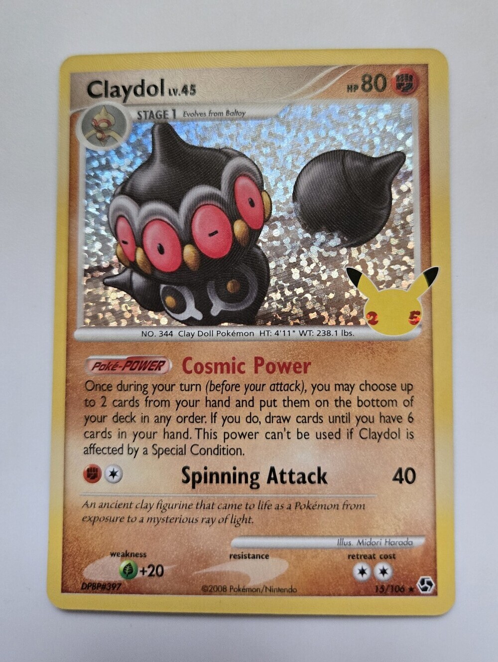 Claydol [Holo] #15 | Pokemon Celebrations Holo Card